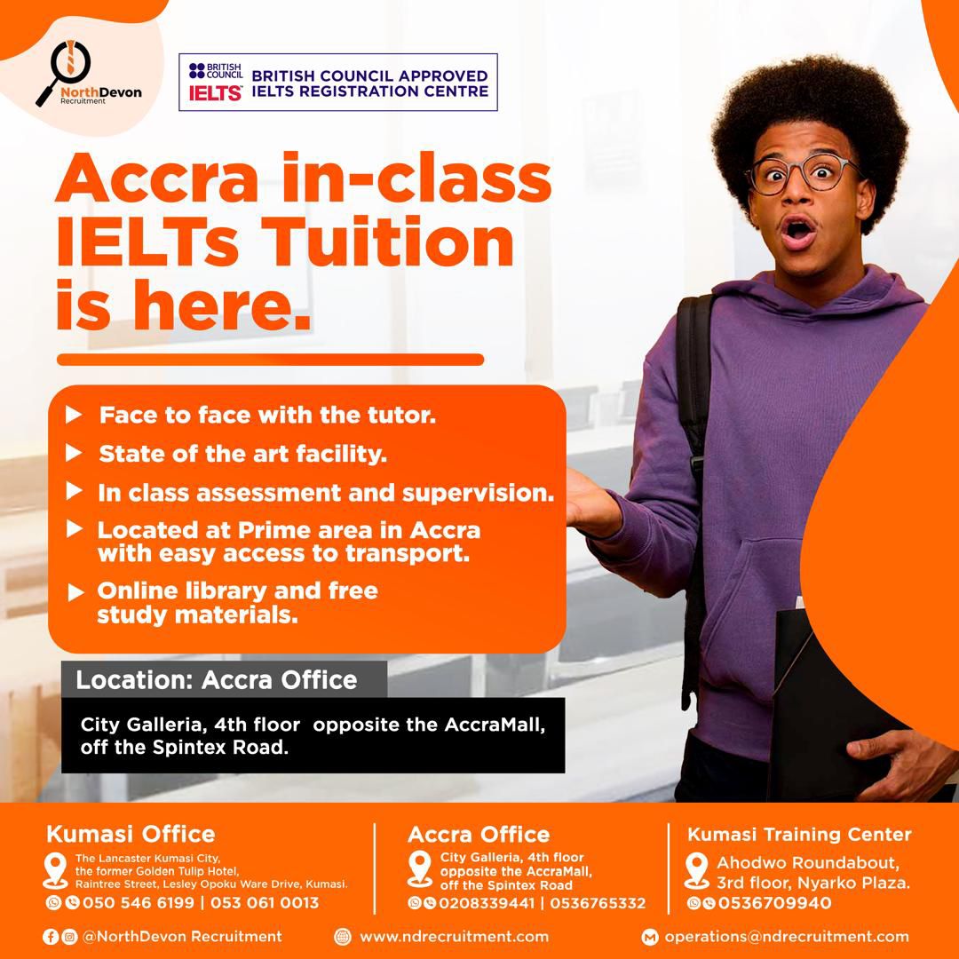 Accra in Class tuition launch